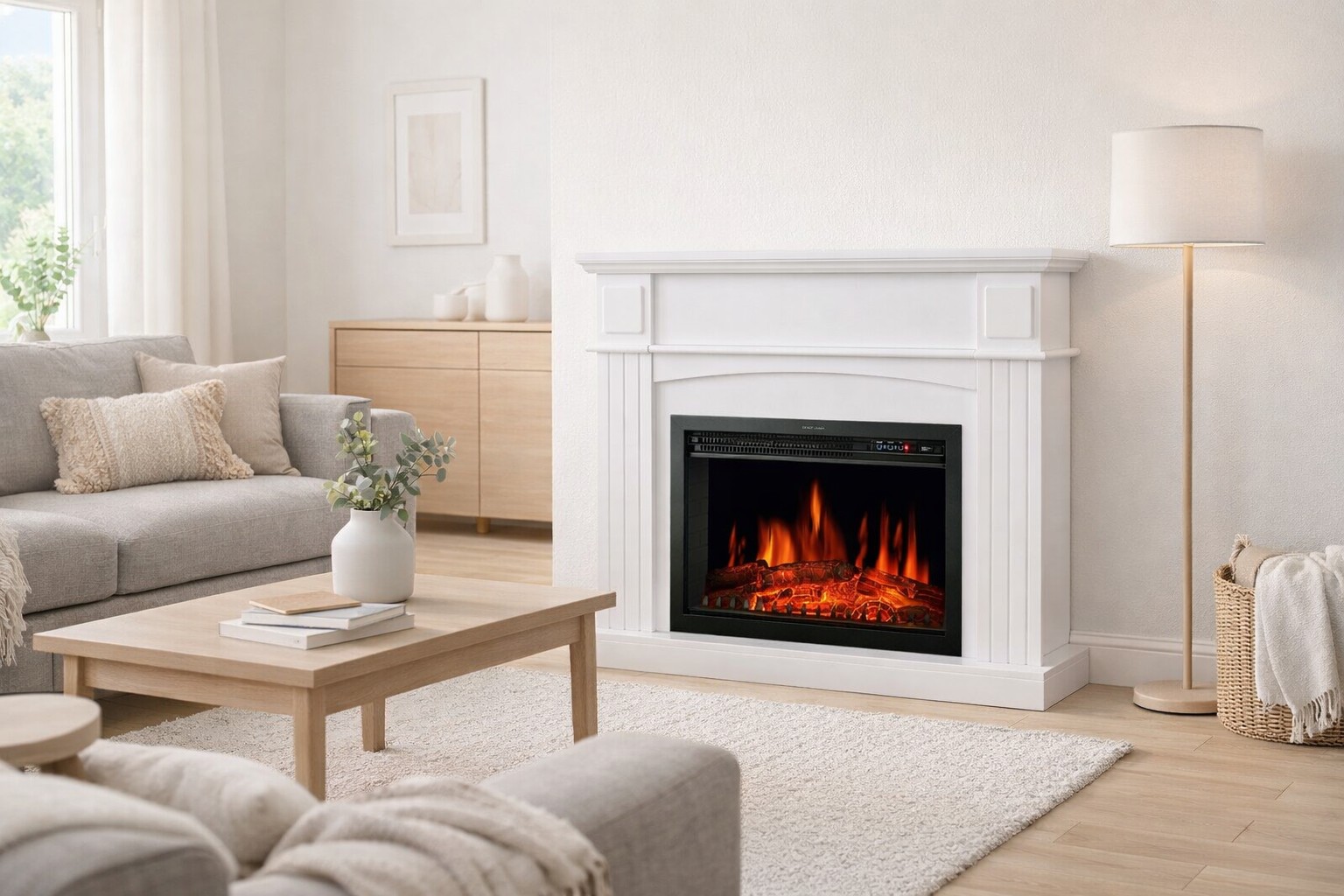 Soprano De Lux photo fireplace electric